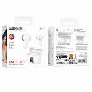 Baltas TWS Bluetooth austiņas Borofone FQ13 Astute