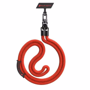 Audi universāla tālruņa siksniņa 120cm 10mm crossbody sarkana AUS-CBL10-RSQ/D1-RD