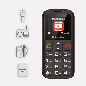 Krüger&Matz Simple 923 – 4G mobilais tālrunis senioriem (KM0923-4G)
