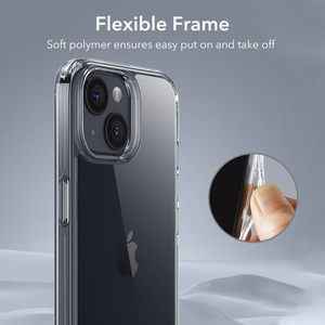 ESR Ice Shield viedtālruņa apvalks iPhone 15 Plus - caurspīdīgs