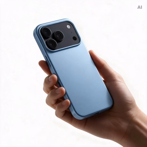 Aizsargvāciņš ierīcei iPhone 18 Pro / 17 Pro: Silicone, krāsa – gaiši zila