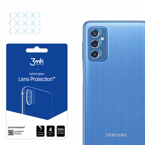hibrīda stikls 3MK FLEXIBLE GLASS LENS SAMSUNG GALAXY M52 kamerai 4 gab..