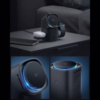 Spigen Essential EF223MS 3-in-1 QI2 bezvadu lādētājs – melns