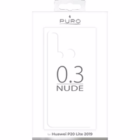 PURO 0.3 Nude - maciņš Huawei P20 Lite (2019) 6.4 "(caurspīdīgs)