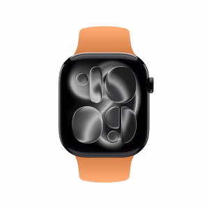 Crong Liquid Apple Watch siksniņa, 38/40/41/42 mm, oranža