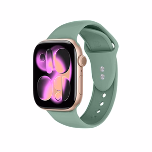 Crong Liquid siksniņa Apple Watch 38 / 40 / 41 / 42 mm, salvijas zaļš