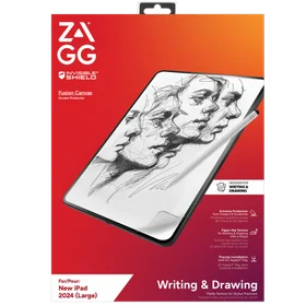ZAGG InvisibleShield Fusion Canvas Antibakteriāla aizsargplēve, kas imitē papīru, priekš iPad Air 13" 2024