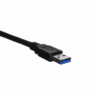 Lanberg CA-USBA-30CU-0010-BK USB cable 1m 3.0 USB A melns
