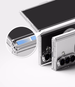Ringke Fusion Flap Magnetic MagSafe maciņš modelim Samsung Galaxy Z Fold 8 Ultra – caurspīdīgs
