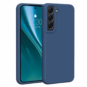 Etteri silikona viedtālruņa apvalks Samsung Galaxy S22 tumši zils