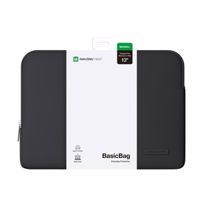 AmazingThing Minimal BasicBag klēpjdatora soma MacBook Neo 13" - melna