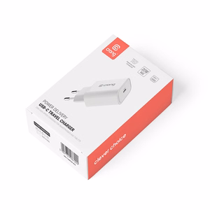 Crong USB-C Travel Charger 20 W PD sienas lādētājs, balts
