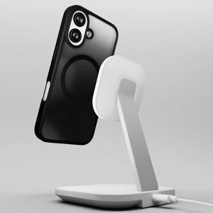 Puro Gradient Magnētiskais Silikona viedtālruņa apvalks iPhone 16 - Melna