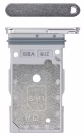 SIM card holder Samsung S921 S24/S926 S24 Plus Dual Marble Pelēks original (service pack)