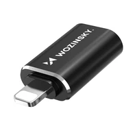 Wozinsky WALC-01 Lightning uz USB-C adapteris – melns