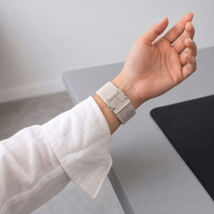 Tech-Protect Nylon Clasp siksniņa modelim Samsung Galaxy Watch 40/44/46 mm – bēša