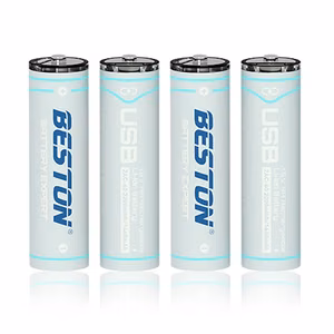 Rechargeable AA Batteries with USB-C, 1460mAh, Li-Ion, 4 pcs
