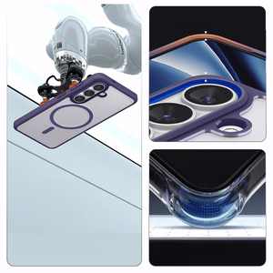 Spigen Ultra Hybrid Mag MagSafe maciņš priekš Samsung Galaxy S26 - caurspīdīgs violets