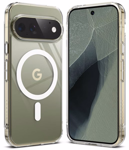 Ringke Fusion Magnetic MagSafe maciņš, paredzēts Google Pixel 11 Pro, caurspīdīgs