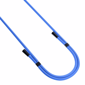 3mk EasyClip tālruņa aukliņa, zila (melnas krāsas furnitūra)