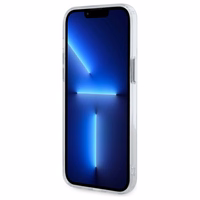 Karl Lagerfeld IML Metāla Choupette galva MagSafe apvalks iPhone 13 Pro - balts