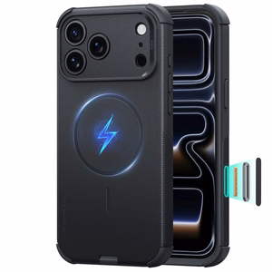 ESR Cyber Tough MagSafe maciņš, paredzēts iPhone 18 Pro Max / 17 Pro Max, melns