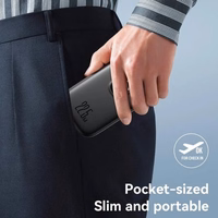 Power Bank Joyroom "JR-PBF17" melns 10000mAh 22.5W (PD / QC3.0) + integrēts Type-C kabelis