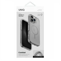 Uniq Combat Magclick uzlādes viedtālruņa apvalks iPhone 16 Pro Max - pelēks