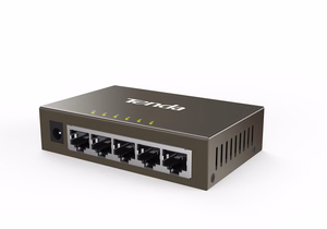 Tenda TEG1005D tīkla komutators Gigabit Ethernet (10/100/1000) pelēks