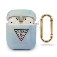 Guess GUACA2TPUMCGC02 AirPods apvalks zils/zils Tie & Dye kolekcija