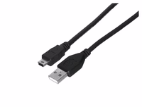 Gembird 1.8m USB 2.0 A/mini-USB M USB cable USB A Mini-USB B melns