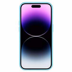 TEL PROTECT magnētiskais silikona viedtālruņa apvalks Iphone 14 gaiši zils