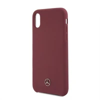 Mercedes Silicone Line viedtālruņa apvalks iPhone X/XS - sarkans