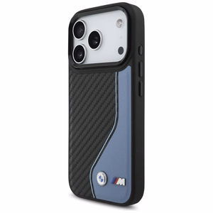 BMW M Carbon Logo Magnētiskais viedtālruņa apvalks iPhone 17 Pro - zils