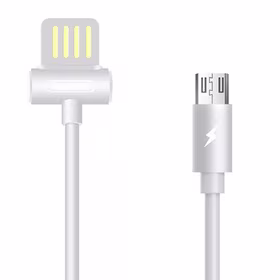 REMAX kabelis Waist Drum RC-082m - USB uz Micro USB - balts