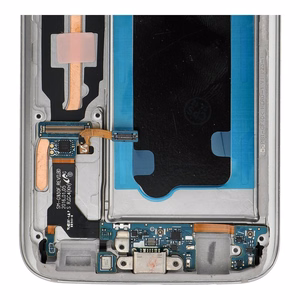 FixCell displejs LCD SAMSUNG S7 ar rāmi zelta (refurb)