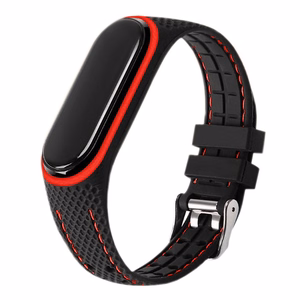 Elastomēra siksniņa LIFESTYLE XIAOMI Mi Band 7 melna (04)