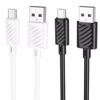 Kabelis USB A uz Micro USB Hoco 2,4A 2 m X88 melns