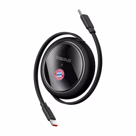 Baseus USB-C uz USB-C 100W lādēšanas kabelis (melns), Bayern Edition