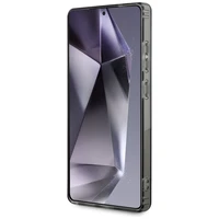 Guess Glitter Circle Classic Logo Magnētiskais viedtālruņa apvalks Samsung Galaxy S25 Ultra melns