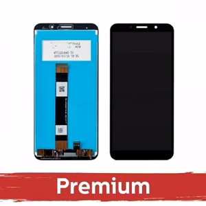 LCD displejs saderīgs ar Huawei Y5P / Honor 9S melns OEM