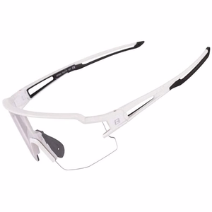 Rockbros 10172 fotohromās UV400 riteņbraukšanas brilles - baltas