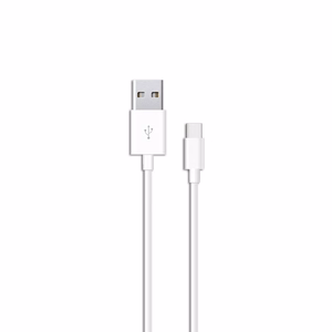Savio USB – USB type C kabelis 5A, 1m CL-126 balts