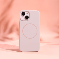 Silikona Thin Mag maciņš for iPhone 16e / 17e gaiši rozā