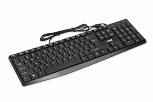 iBOX Eris USB tastatūra, Melns
