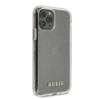Guess GUHCN58PCGLSI iPhone 11 Pro sudrabains kietais apvalks Glitter
