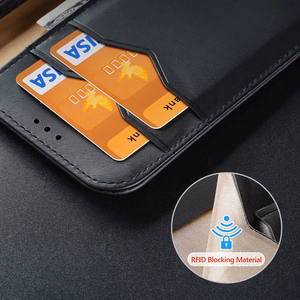 Dux Ducis Hivo viedtālruņa maciņš ar RFID aizsardzību - brūnas