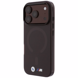 BMW M IML Frosted Metal Logo & Trims MagSafe maciņš modelim iPhone 17 Pro / 18 Pro – bordo