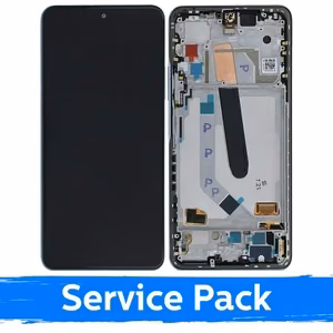 LCD displejs saderīgs ar Xiaomi Poco F3 (Mi 11X / Mi 11i) ar rāmi / Deep Ocean Blue / (Service Pack)