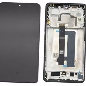 LCD ekrāns Xiaomi Poco X6 Pro 5G ar skārienjutīgo ekrānu ar rāmi melns oriģināls (service pack)